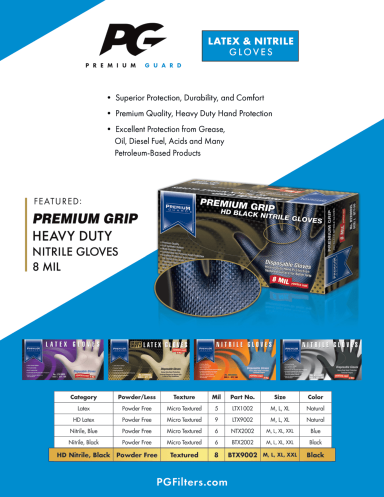 Premium Guard® Disposable Gloves Flyer