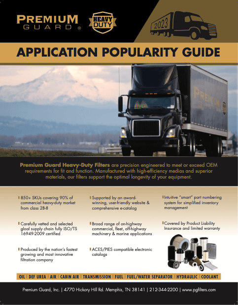 2023 Premium Guard® HD Popularity Guide