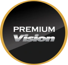 logotipo deslizante premium vision